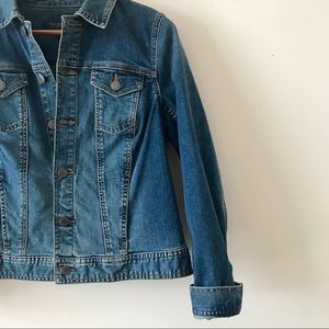 Crisp Blue Denim Jean Jacket by Talbots